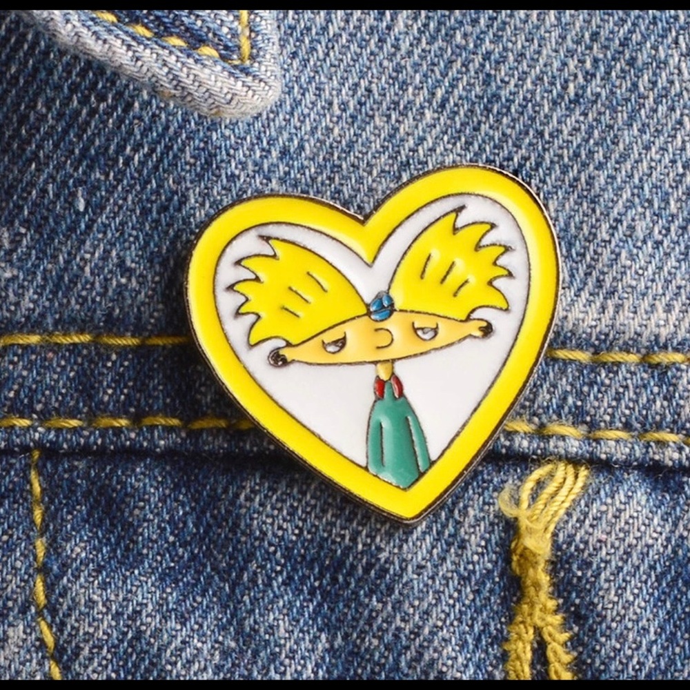 Hey Arnold Pushback Pin